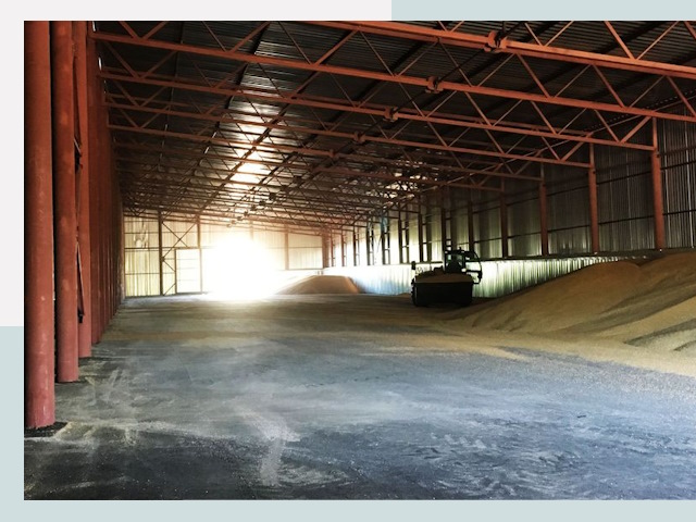 Строительство зернохранилищ в Тынде