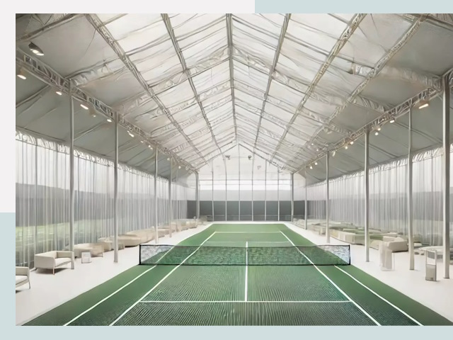 Строительство теннисных кортов в Тынде