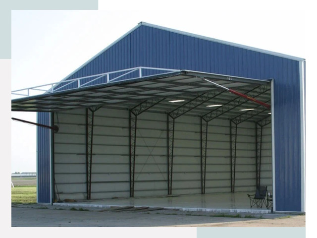 Прямо стенные ангары в Тынде