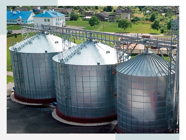 Металлические силосы в Тынде