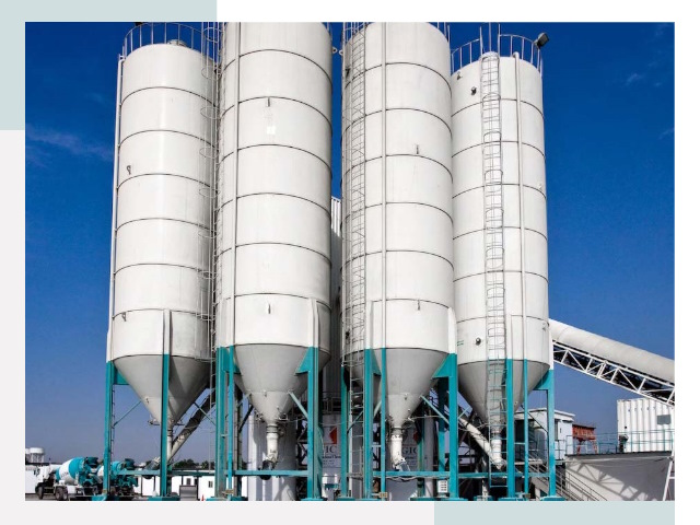 Строительство цементных силосов в Тынде