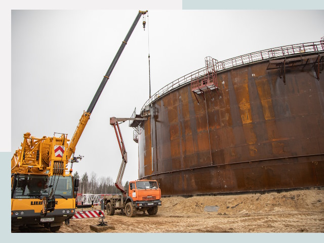 Монтаж резервуаров в Тынде от 617 руб. за м³