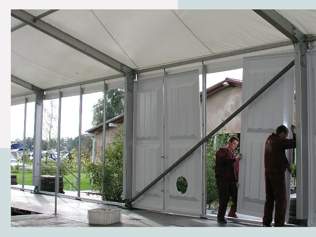 Быстро сборные шатры в Тында от 617 руб. за м²