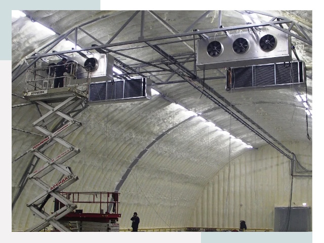 Оснащение ангаров в Тынде