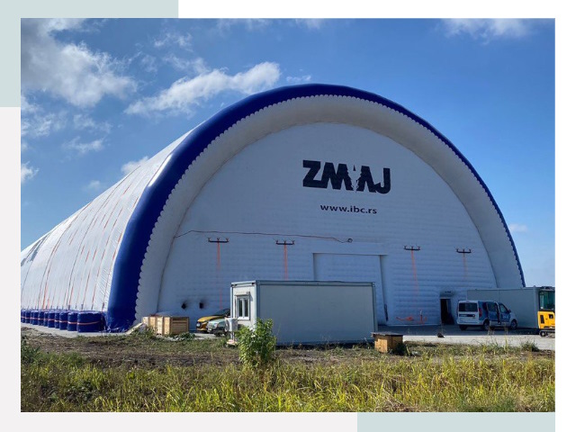 Брендирование ангаров в Тынде