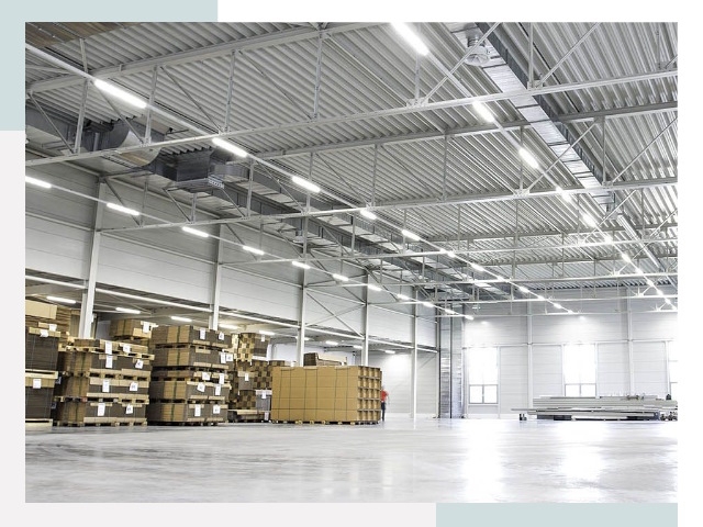 Освещение ангаров в Тынде