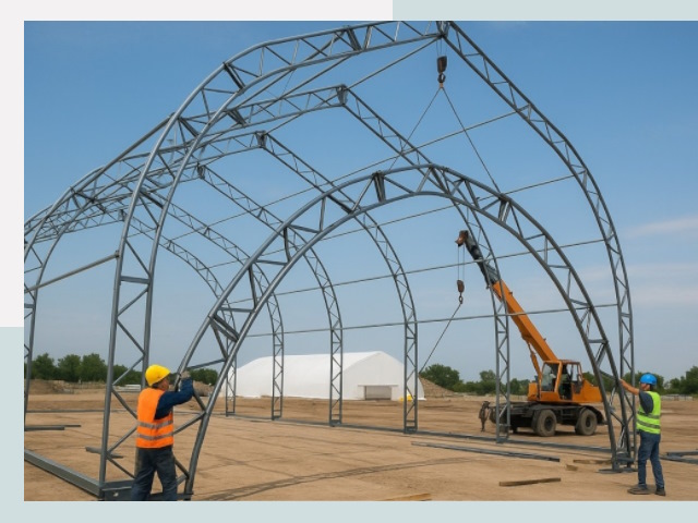 Монтаж ангаров в Тынде от 617 руб. - Надежно и быстро